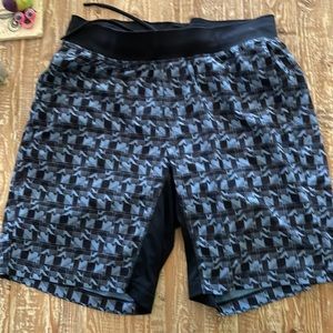Mens Lululemon shorts with liner.  Barely worn.